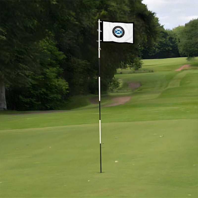 2BUT Saint Andrews Golf Club Golf Pin USGA Flag Practic Putting Green Golf Flag For Backyard Garden Double-Sewn 600D Nylon Miniature Pin Flag (20"x13" Grommet) - Image 5